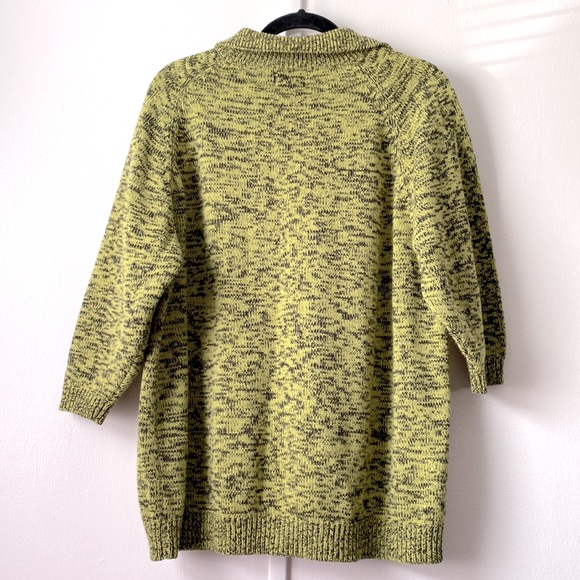 G P Collection Knit Sweater Collared One Button Size Fits All - Picture 4 of 8